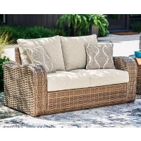 Load image into Gallery viewer, SANDY BLOOM Outdoor Loveseat with Cushion
