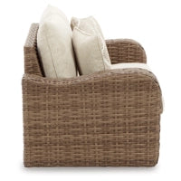 SANDY BLOOM Outdoor Loveseat with Cushion