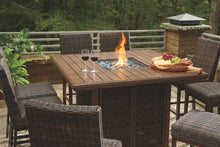 Load image into Gallery viewer, Paradise Trail Signature Design 9-Piece Outdoor Bar Table Set
