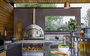 Alfa 4 Pizze Outdoor Oven Wood (Top Only)
