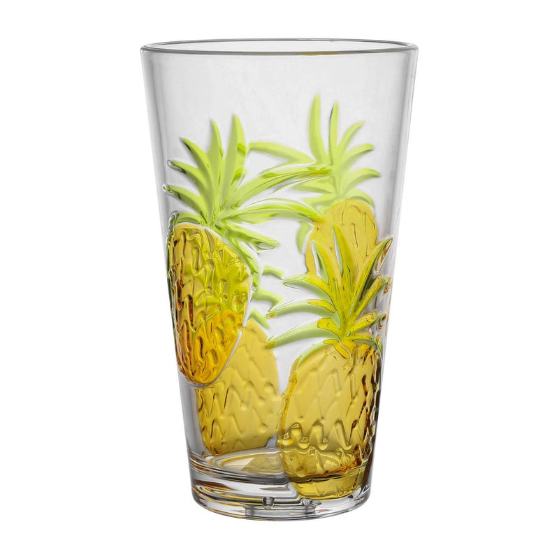 Supreme Housewares - Pineapple Acrylic 24 oz. Plastic Highball Tumbler
