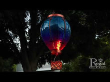 Load and play video in Gallery viewer, Hot Air Balloon Solar Lantern SM - Blue

