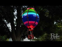 Load and play video in Gallery viewer, Hot Air Balloon Solar Lantern SM - Stripe
