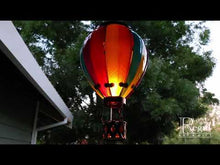 Load and play video in Gallery viewer, Hot Air Balloon Solar Lantern LG - Rainbow
