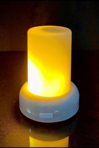 Rechargeable Flame Illusion Light  2.75"D x 3.5"H